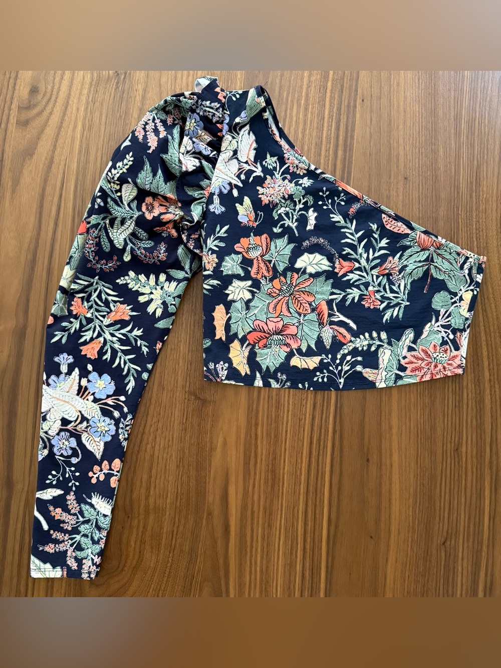 ZARA - One Shoulder Cropped Puff Shoulder Top
